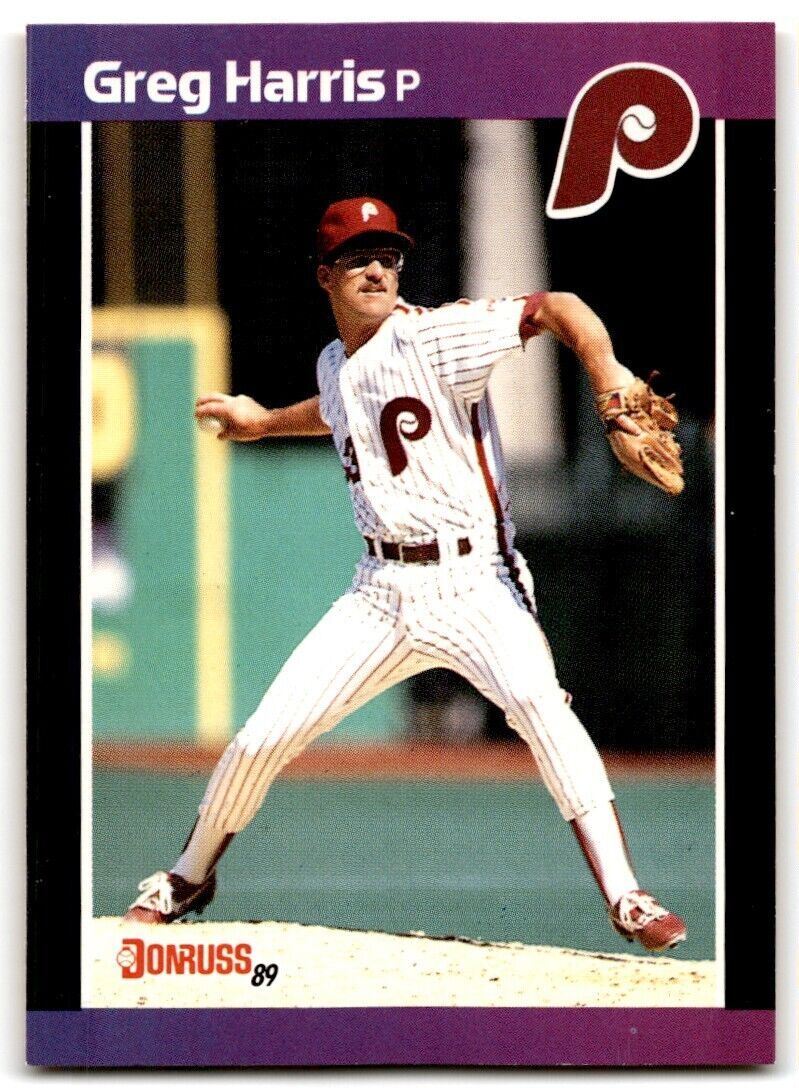 1989 Donruss Greg Harris P Philadelphia Phillies #548