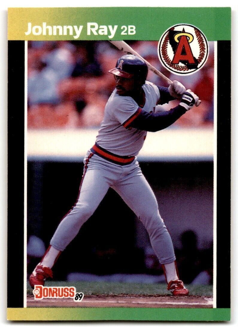 1989 Donruss Johnny Ray . California Angels #331