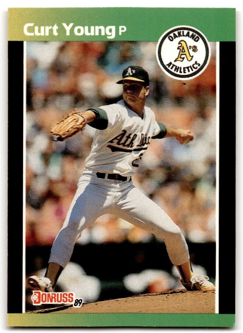 1989 Donruss Curt Young Oakland Athletics #304