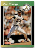 1989 Donruss Curt Young Oakland Athletics #304