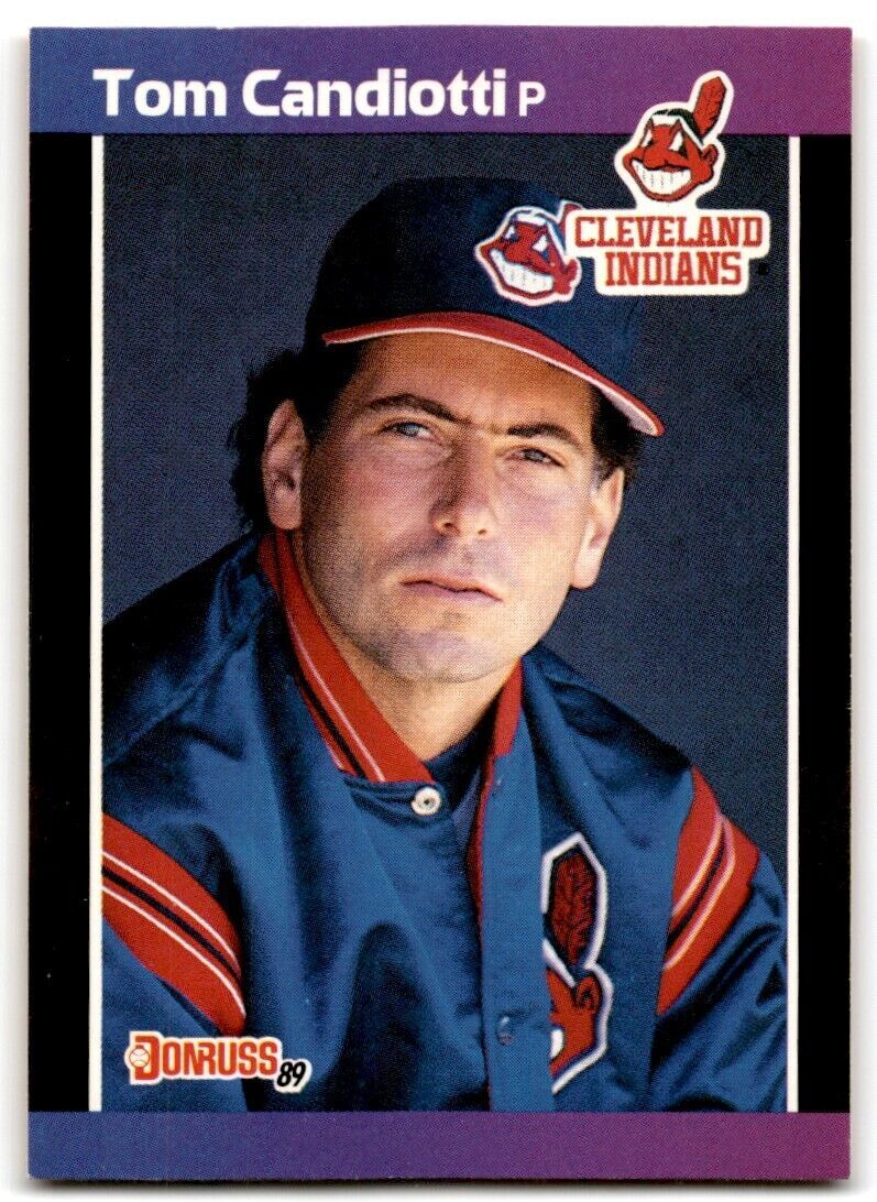 1989 Donruss Tom Candiotti . Cleveland Indians #256