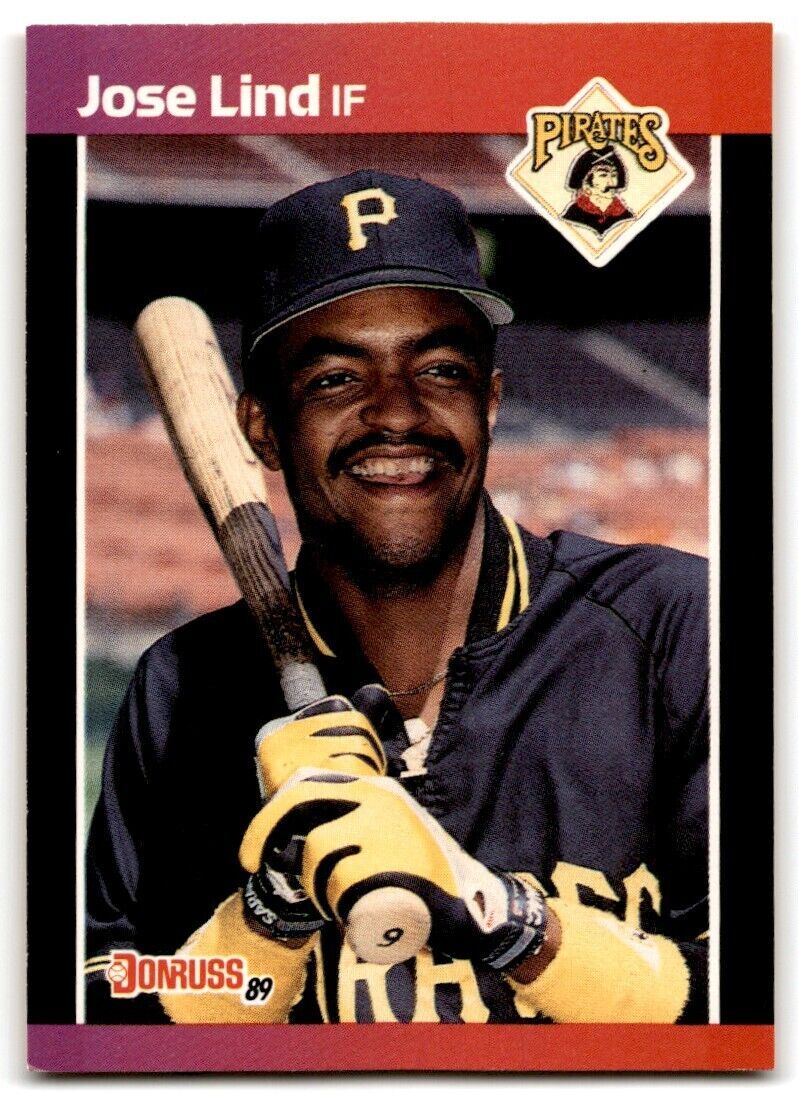 1989 Donruss Jose Lind Pittsburgh Pirates #290