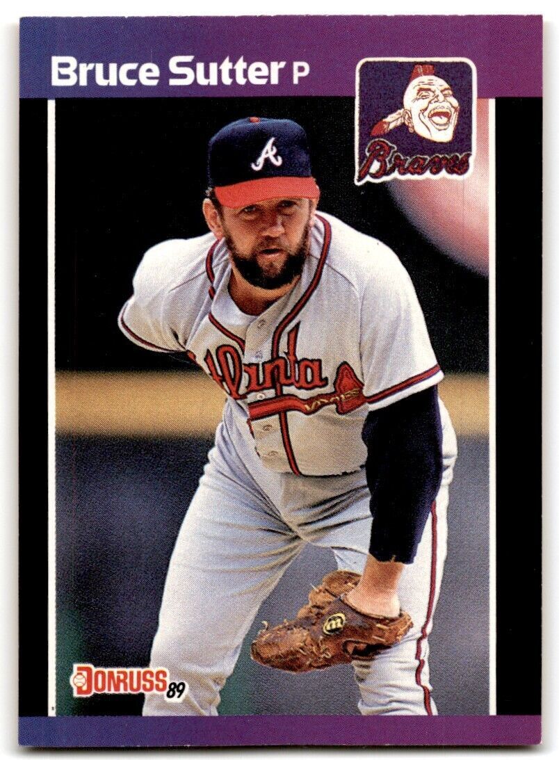 1989 Donruss Bruce Sutter Atlanta Braves #458