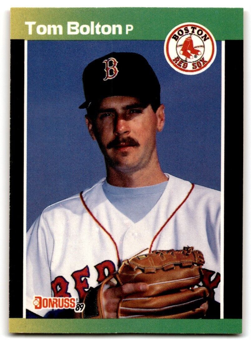 1989 Donruss Tom Bolton . Boston Red Sox #539
