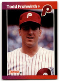 1989 Donruss Todd Frohwirth . Philadelphia Phillies #587