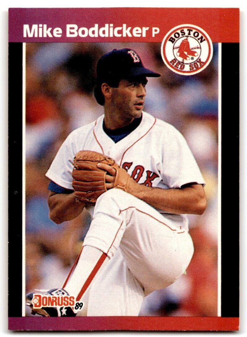 1989 Donruss Mike Boddicker . Boston Red Sox #612