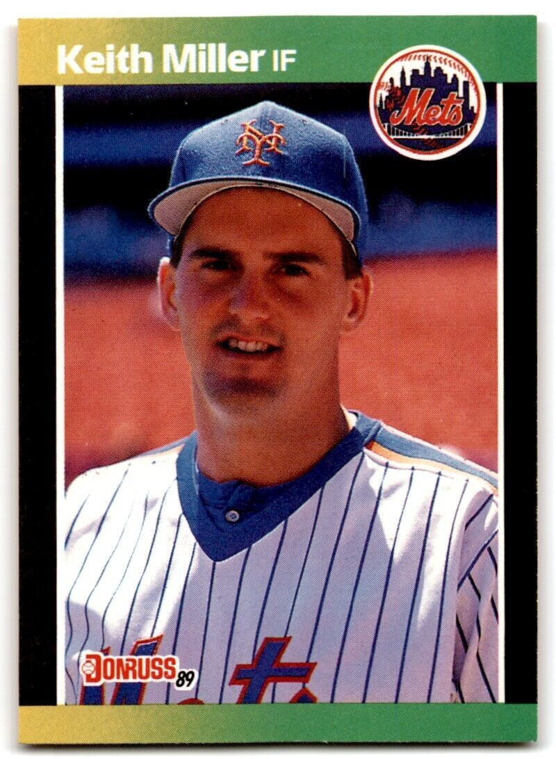 1989 Donruss Keith Miller P New York Mets #623