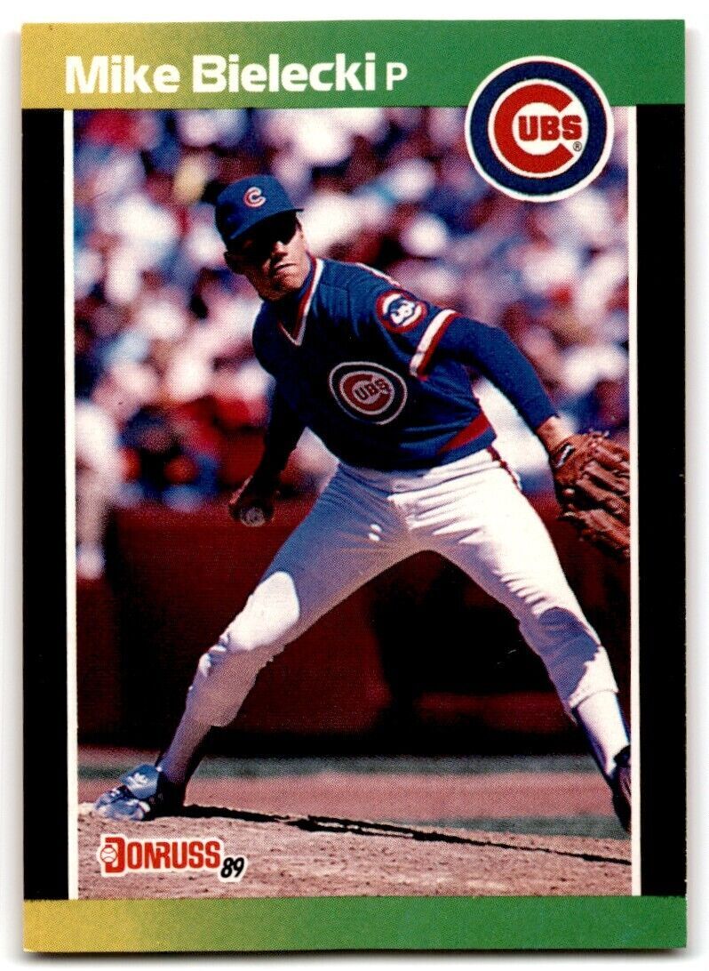 1989 Donruss Mike Bielecki b Chicago Cubs #512