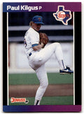 1989 Donruss Paul Kilgus / Texas Rangers #283