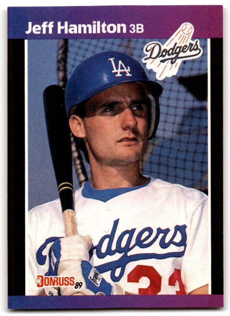 1989 Donruss Jeff Hamilton / Los Angeles Dodgers #550