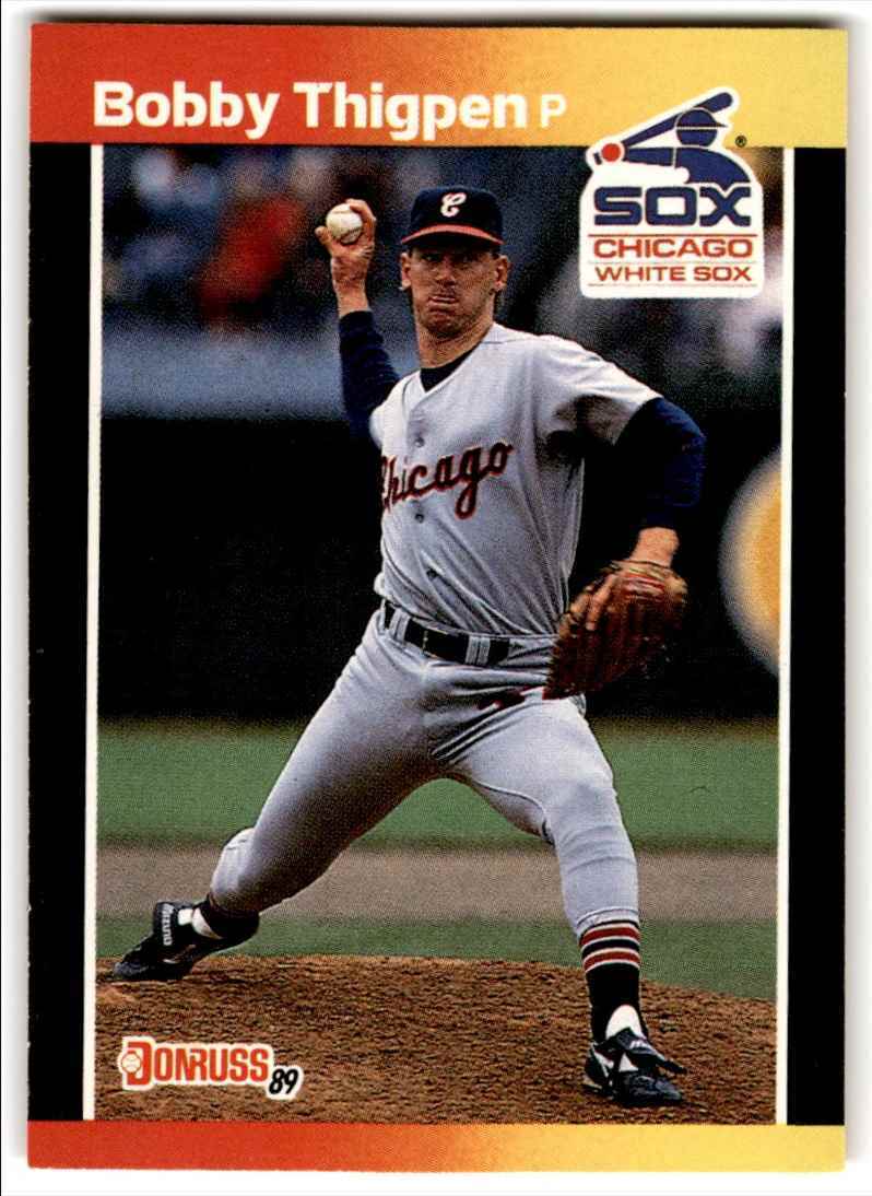 1989 Donruss Bobby Thigpen P Chicago White Sox #266