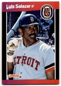 1989 Donruss Luis Salazar b Detroit Tigers #352