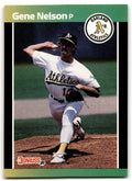 1989 Donruss Gene Nelson P Oakland Athletics #540