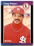 1989 Donruss Tony Pena / St. Louis Cardinals #163
