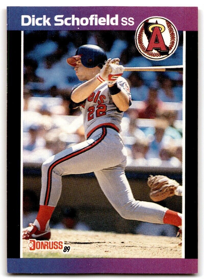 1989 Donruss Dick Schofield / California Angels #108