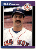 1989 Donruss Rick Cerone c Boston Red Sox #398