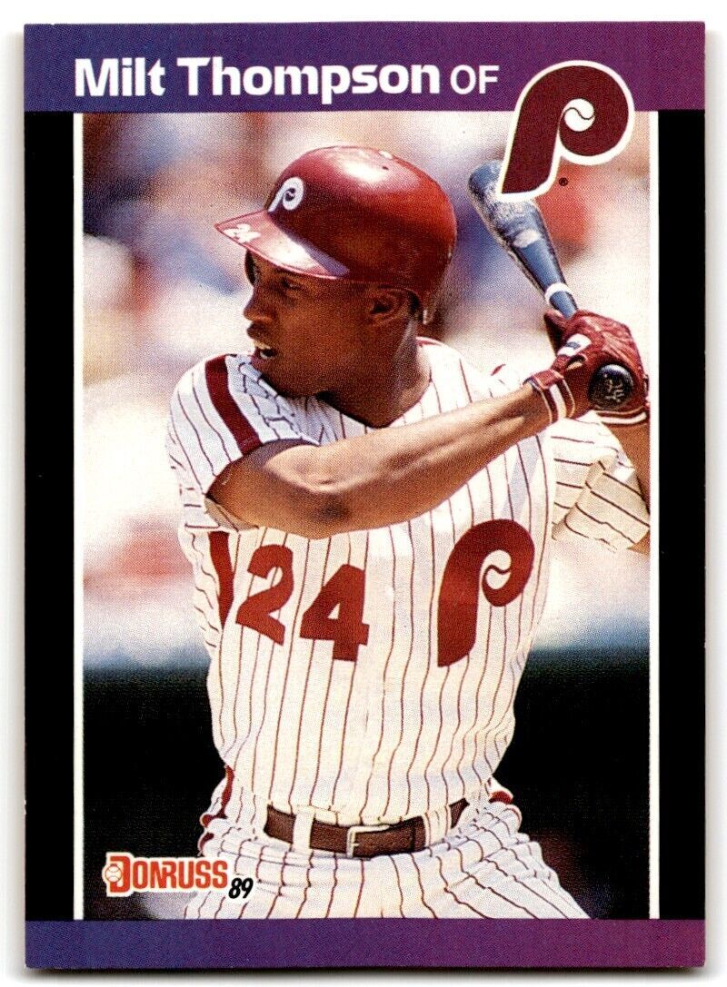 1989 Donruss Milt Thompson c Philadelphia Phillies #313