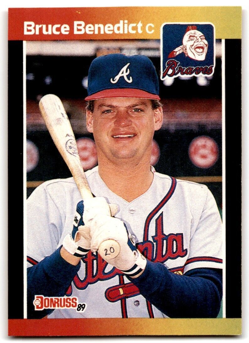 1989 Donruss Bruce Benedict Atlanta Braves #475