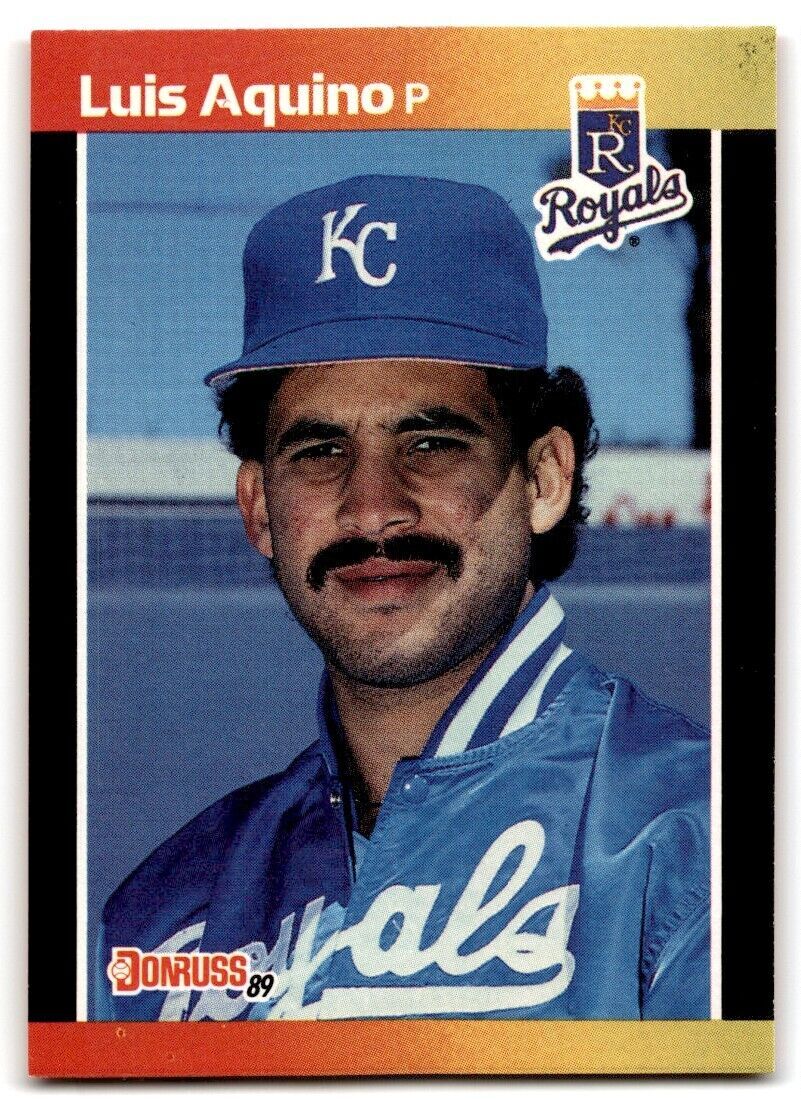 1989 Donruss Luis Aquino c Kansas City Royals #534