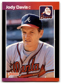 1989 Donruss Jody Davis / Atlanta Braves #650