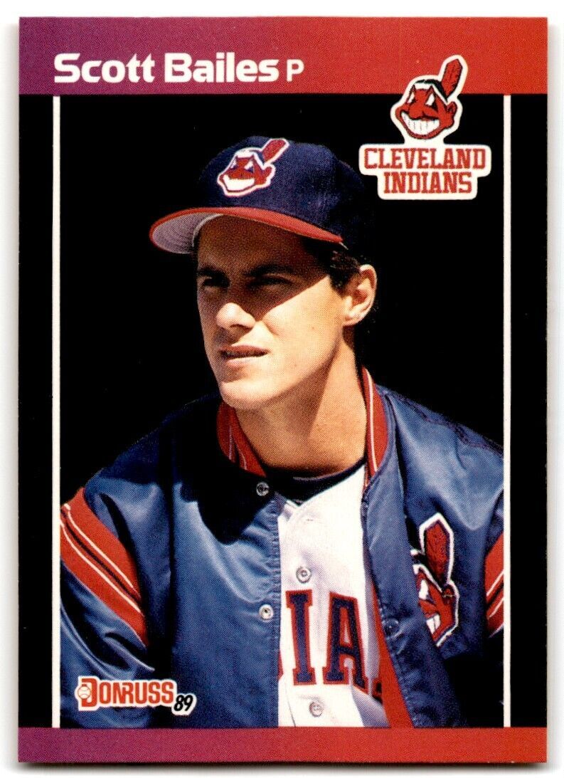 1989 Donruss Scott Bailes d Cleveland Indians #202