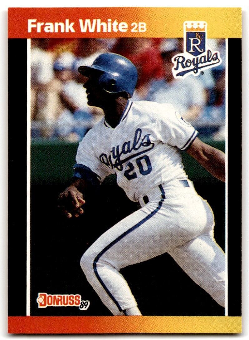 1989 Donruss Frank White / Kansas City Royals #85