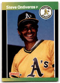 1989 Donruss Steve Ontiveros Oakland Athletics #596