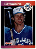 1989 Donruss Kelly Gruber . Toronto Blue Jays #113