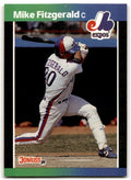 1989 Donruss Mike Fitzgerald Montreal Expos #456