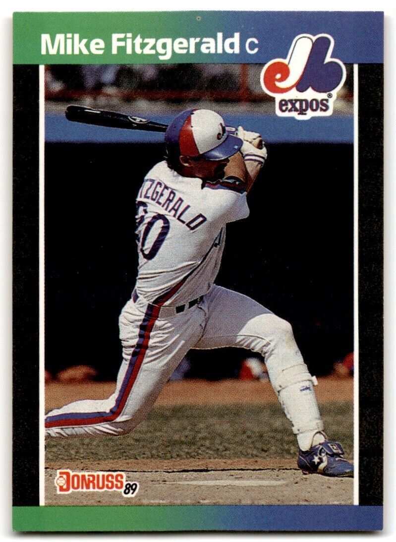 1989 Donruss Mike Fitzgerald Montreal Expos #456