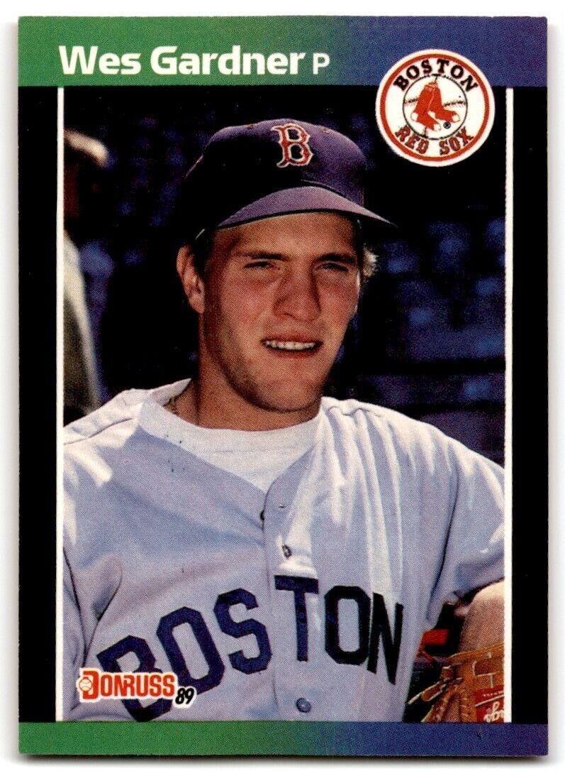 1989 Donruss Wes Gardner c Boston Red Sox #541