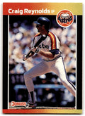 1989 Donruss Craig Reynolds / Houston Astros #477