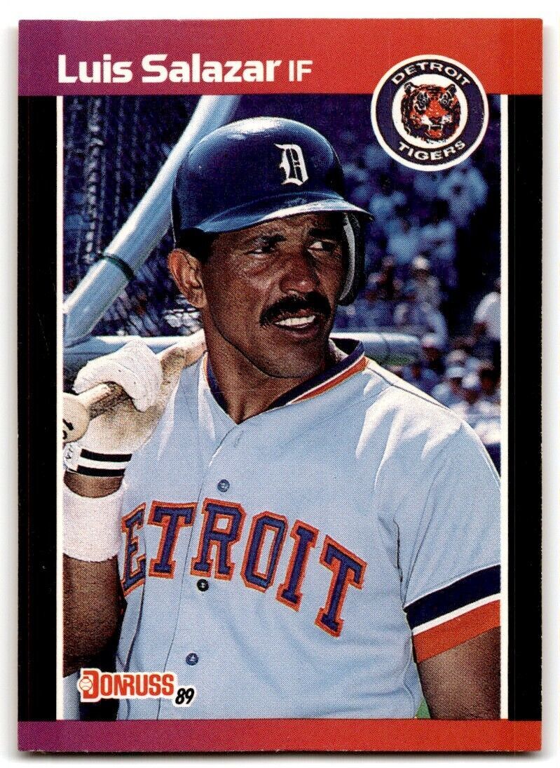1989 Donruss Luis Salazar c Detroit Tigers #352