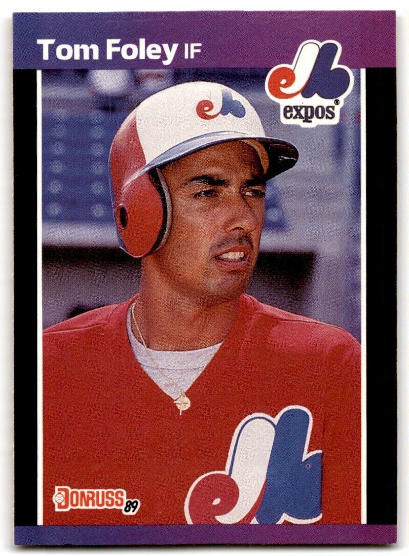 1989 Donruss Tom Foley a Montreal Expos #342