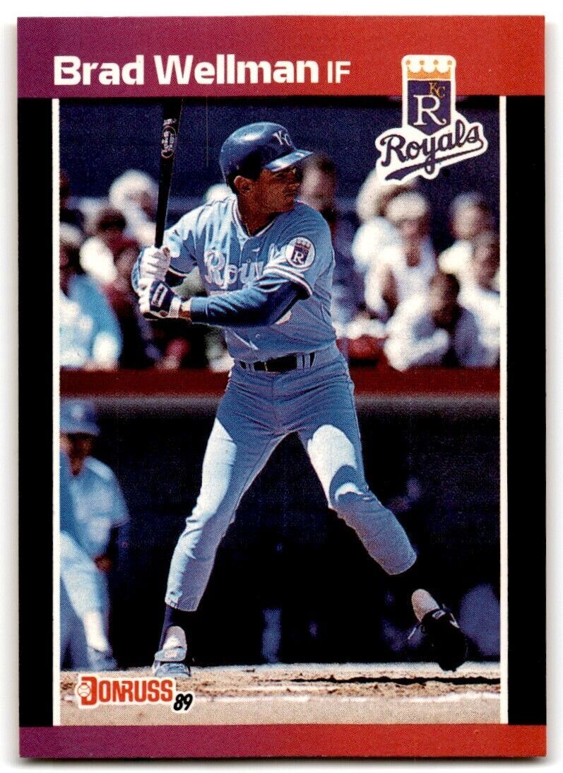 1989 Donruss Brad Wellman c Kansas City Royals #380