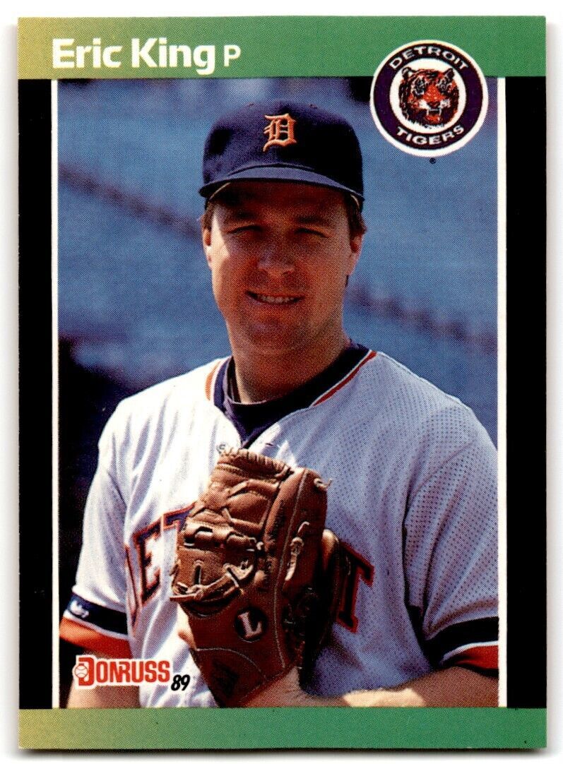 1989 Donruss Eric King , Detroit Tigers #535