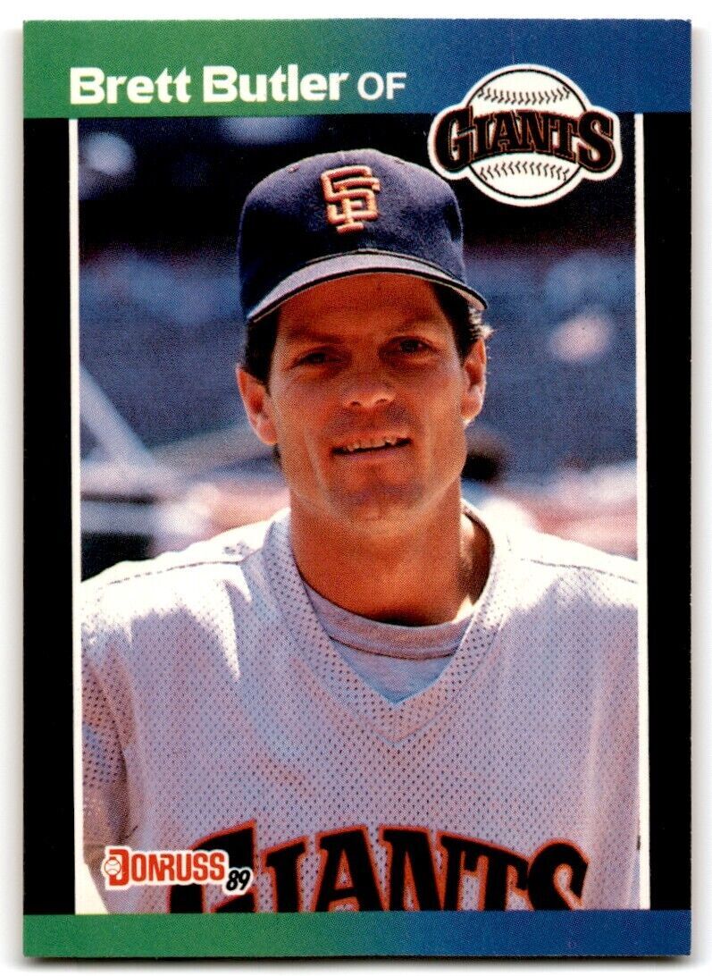 1989 Donruss Brett Butler . San Francisco Giants #217