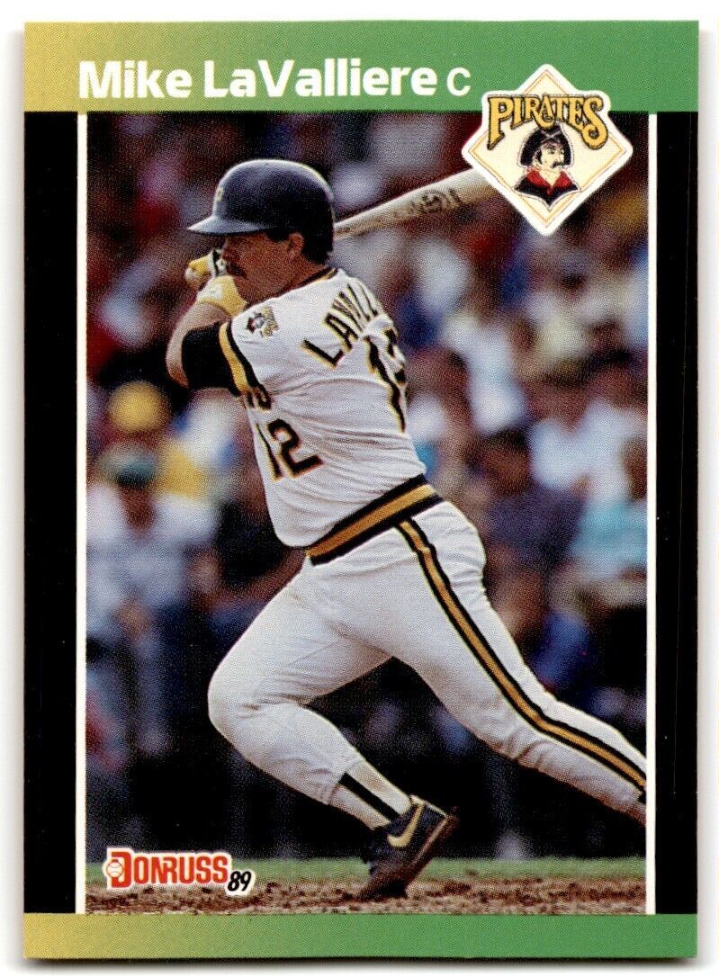 1989 Donruss Mike LaValliere , Pittsburgh Pirates #244