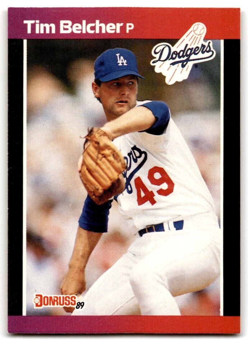 1989 Donruss Tim Belcher c Los Angeles Dodgers #203
