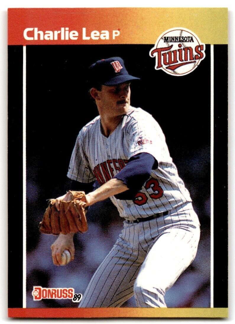 1989 Donruss Charlie Lea P Minnesota Twins #473