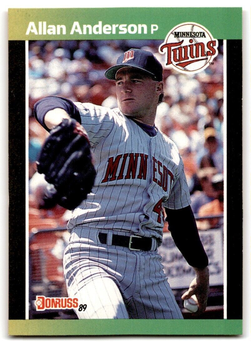 1989 Donruss Allan Anderson \ Minnesota Twins #419