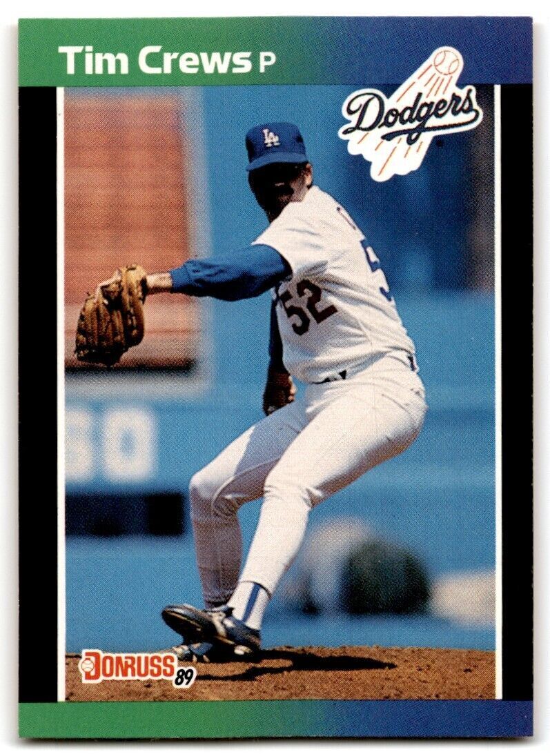 1989 Donruss Tim Crews P Los Angeles Dodgers #486