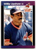1989 Donruss Willie Upshaw P Cleveland Indians #492