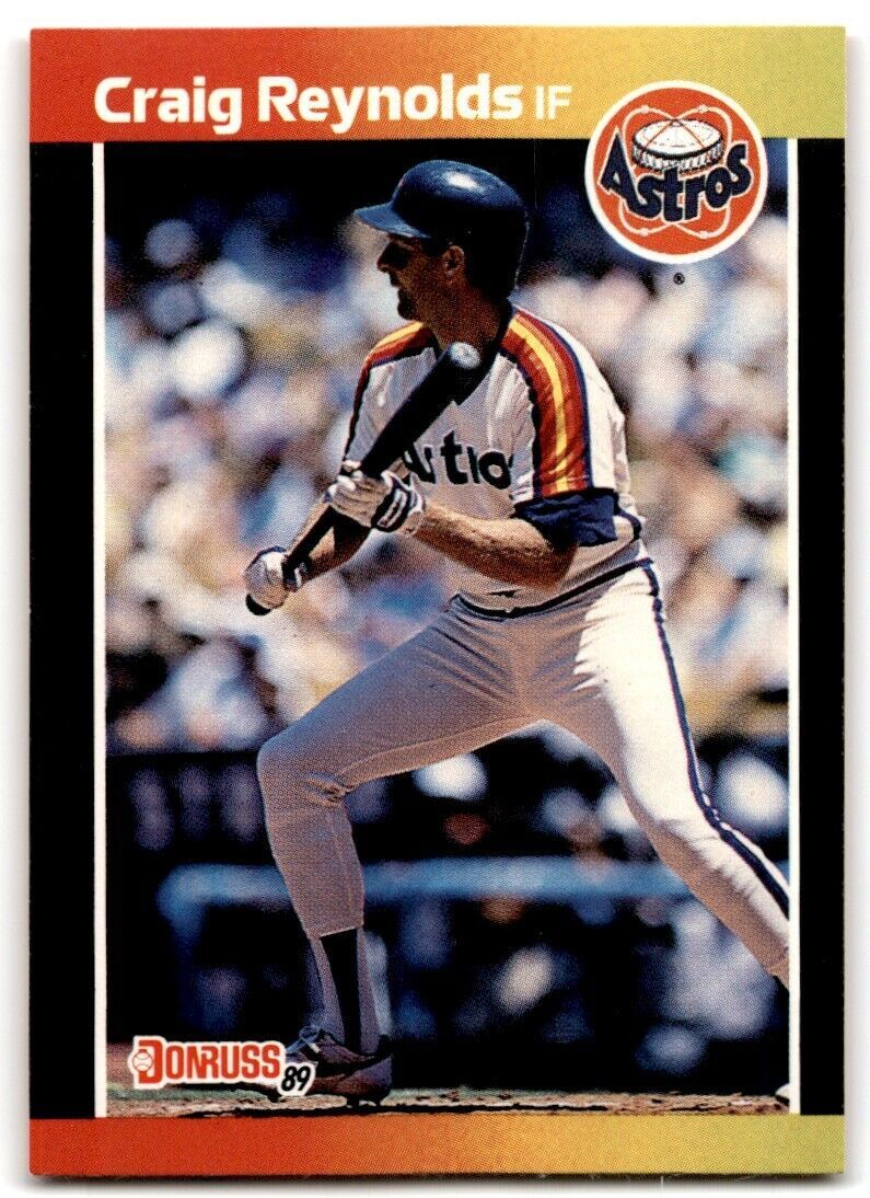 1989 Donruss Craig Reynolds d Houston Astros #477