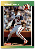 1989 Donruss Willie Fraser , California Angels #567