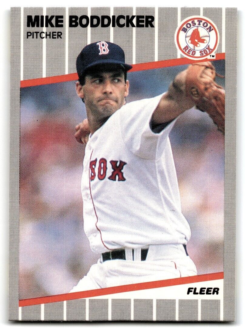 1989 Fleer Mike Boddicker Boston Red Sox #80