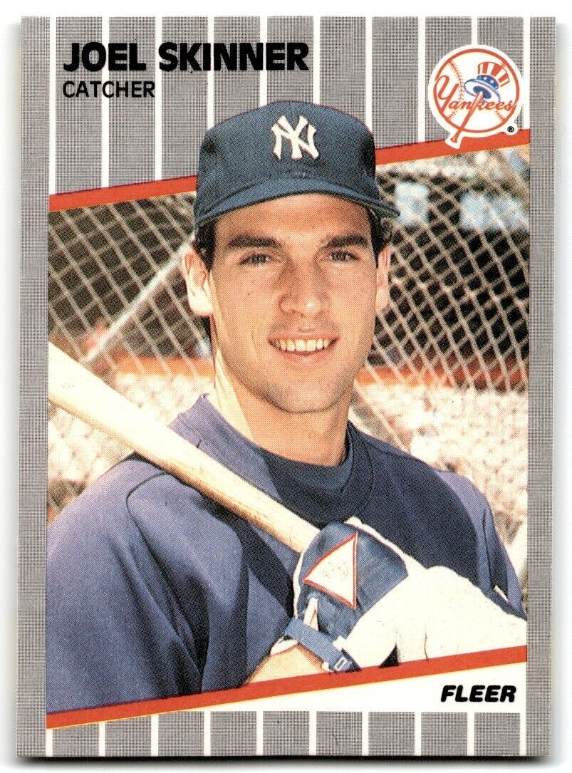 1989 Fleer Joel Skinner New York Yankees #270