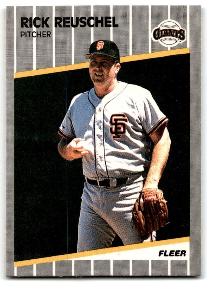 1989 Fleer Rick Reuschel . San Francisco Giants #340