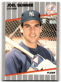 1989 Fleer Joel Skinner c New York Yankees #270
