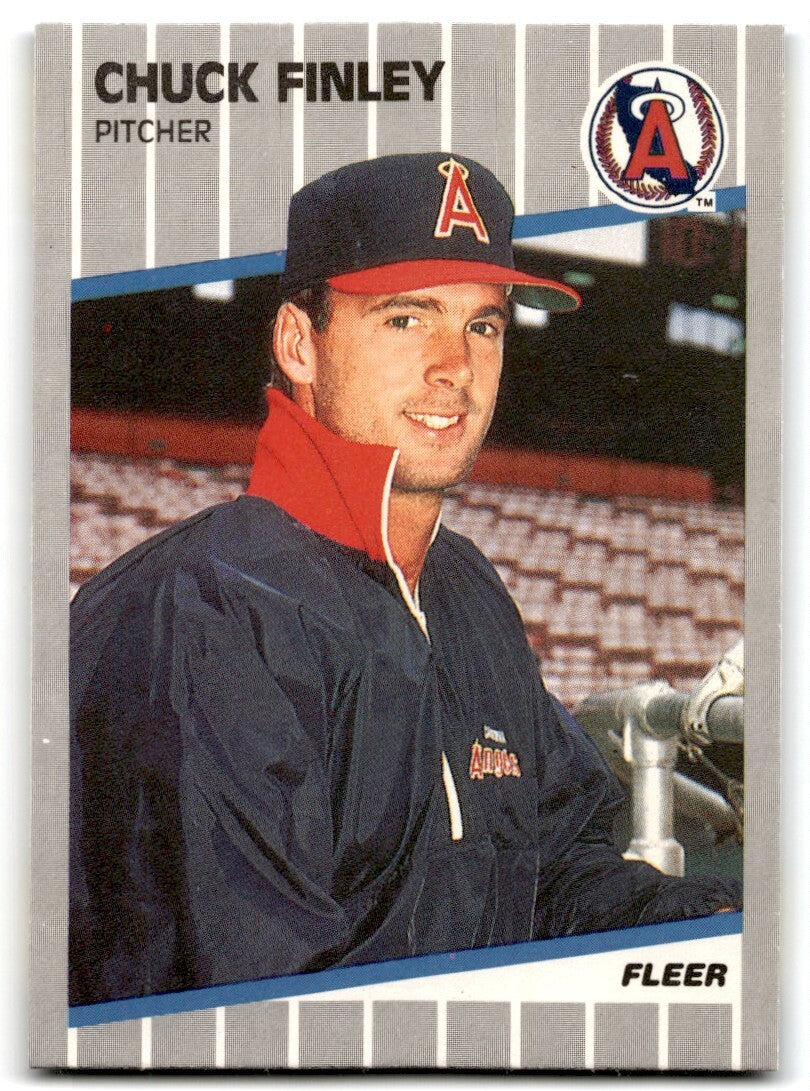 1989 Fleer Chuck Finley p California Angels #477